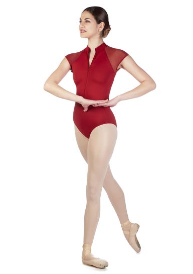 Ballet Colours Leotard Dress Short  Sleeve Gath'd Bust JENNY .. 